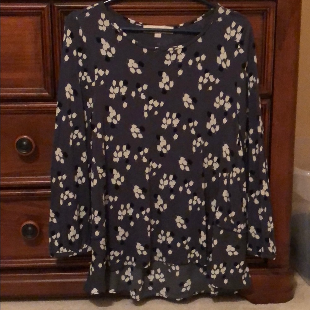 Long sleeve blouse